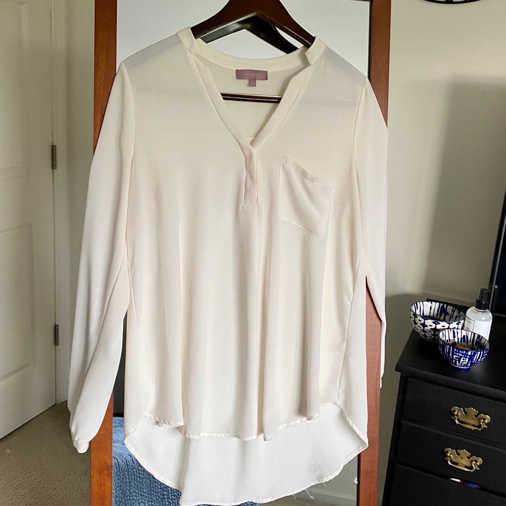 Flowy white blouse
